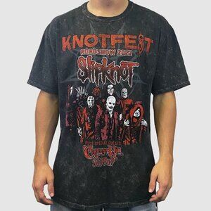 Knotfest Unisex Vintage Grey  Leg 2 Tour T-Shirt - M